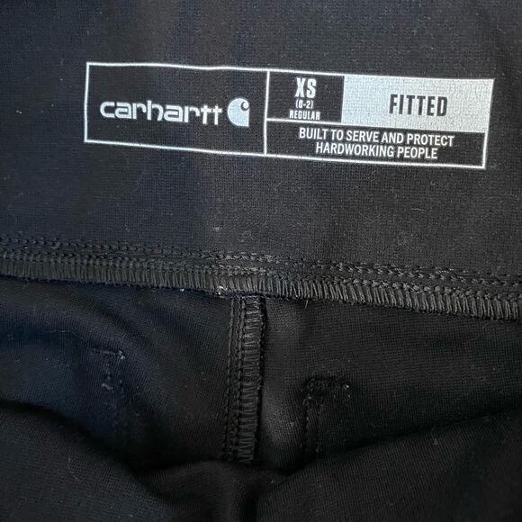 Carhartt Force Women's Utility Leggings Workwear Cargo Pockets Skinny Black XS - Picture 3 of 8